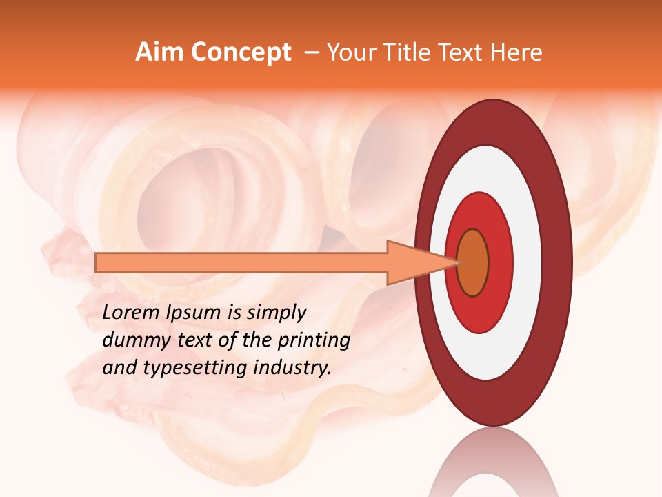Food Cut Breakfast PowerPoint Template