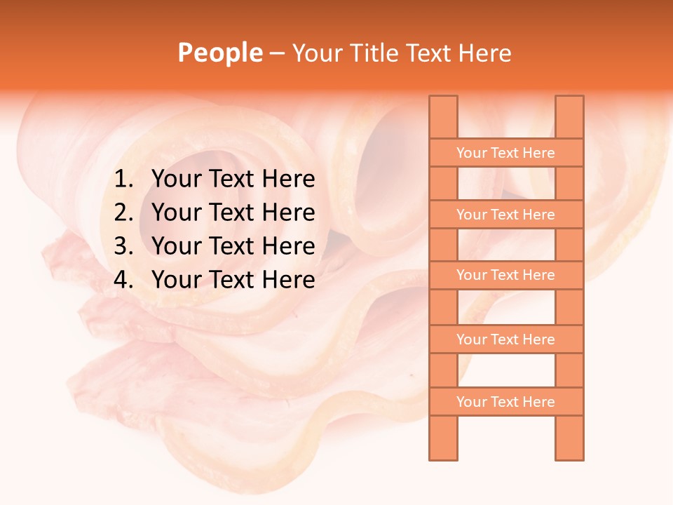 Food Cut Breakfast PowerPoint Template