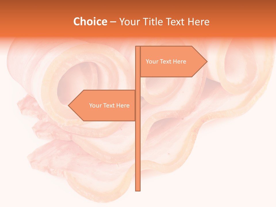 Food Cut Breakfast PowerPoint Template