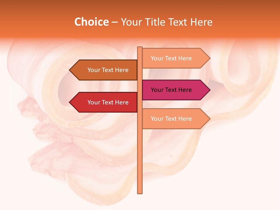 Food Cut Breakfast PowerPoint Template