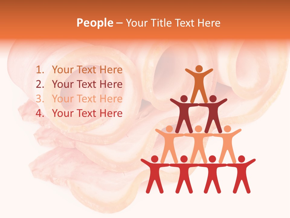 Food Cut Breakfast PowerPoint Template