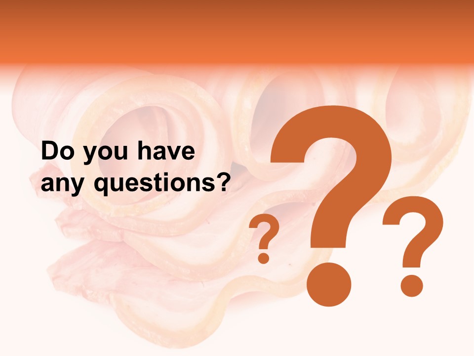 Food Cut Breakfast PowerPoint Template