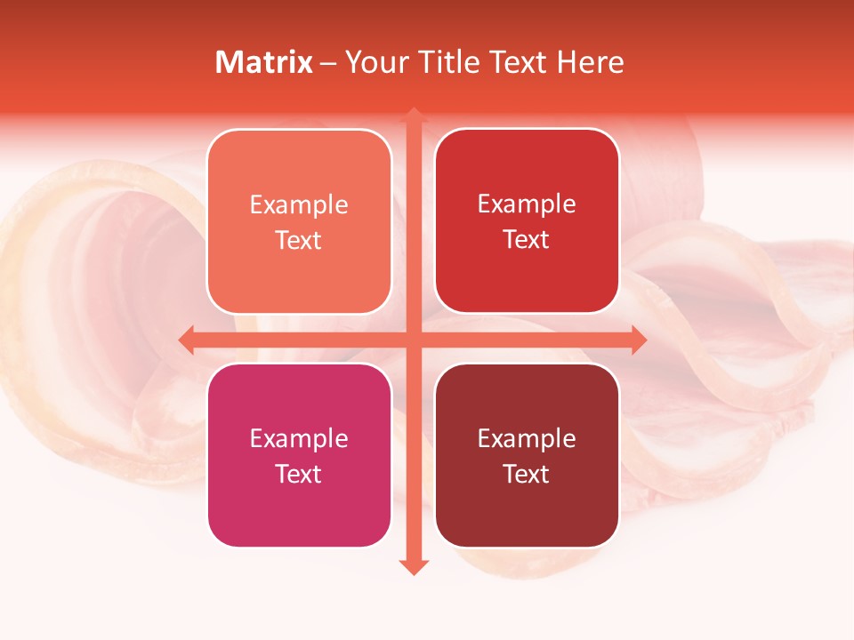 Cook Slice Ham PowerPoint Template