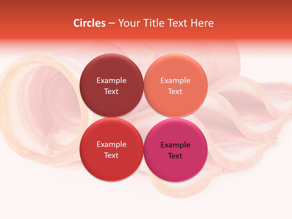 Cook Slice Ham PowerPoint Template