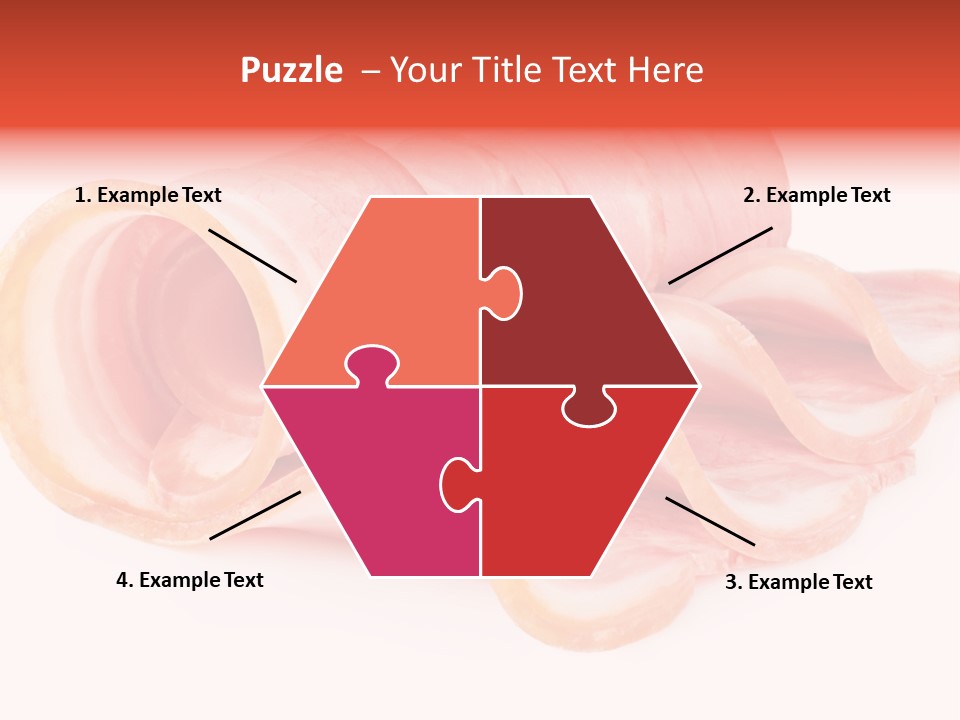 Cook Slice Ham PowerPoint Template