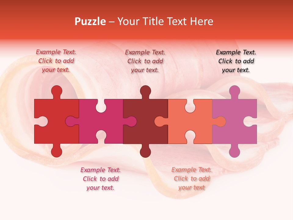 Cook Slice Ham PowerPoint Template