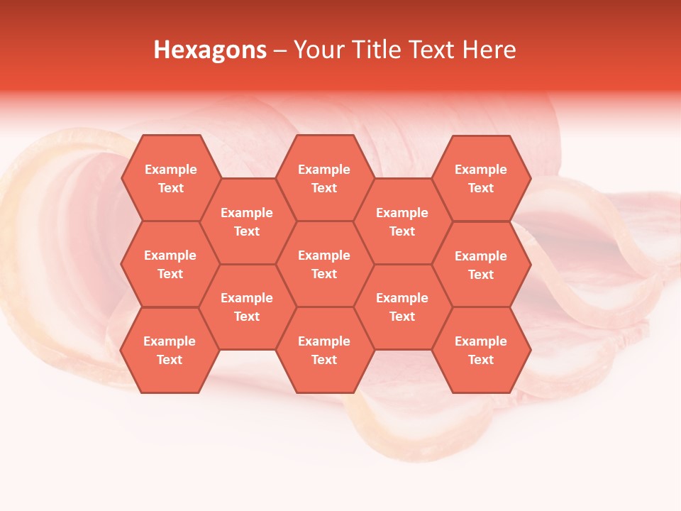 Cook Slice Ham PowerPoint Template