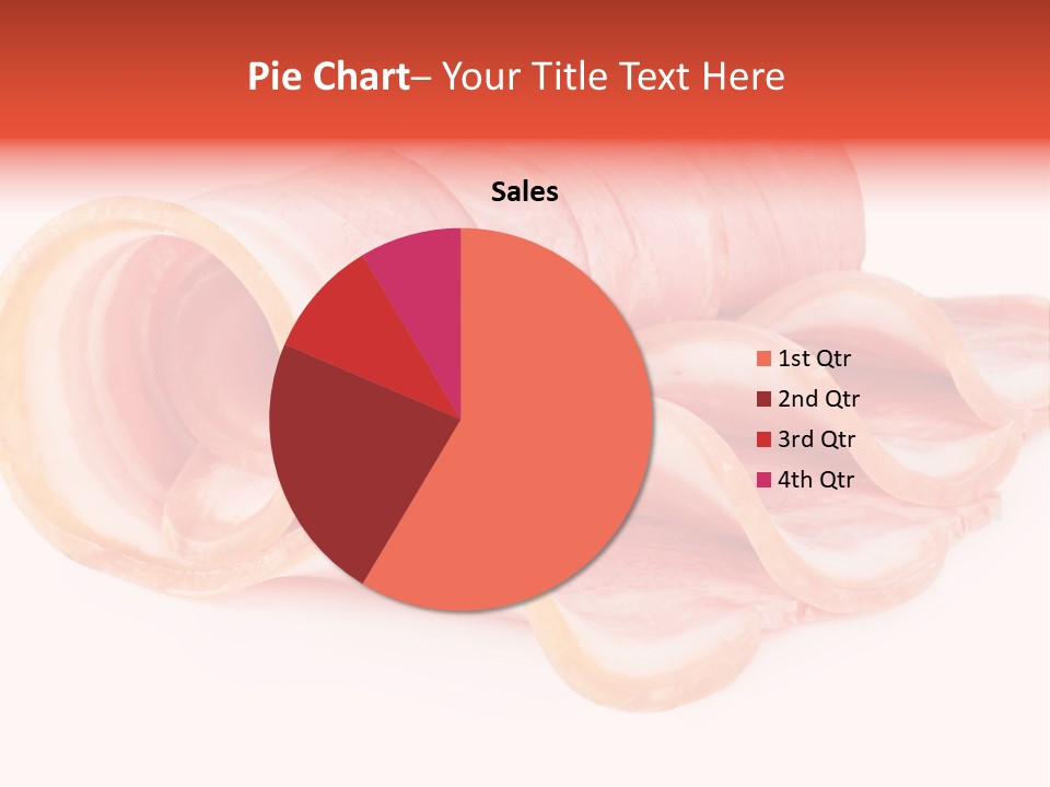 Cook Slice Ham PowerPoint Template