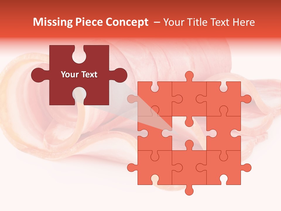 Cook Slice Ham PowerPoint Template