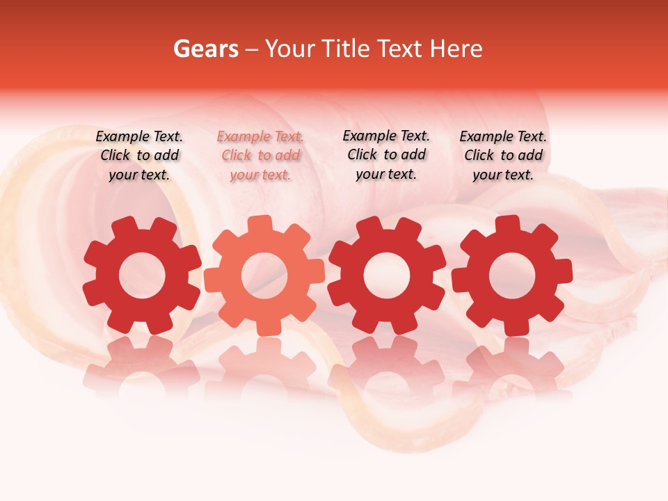 Cook Slice Ham PowerPoint Template