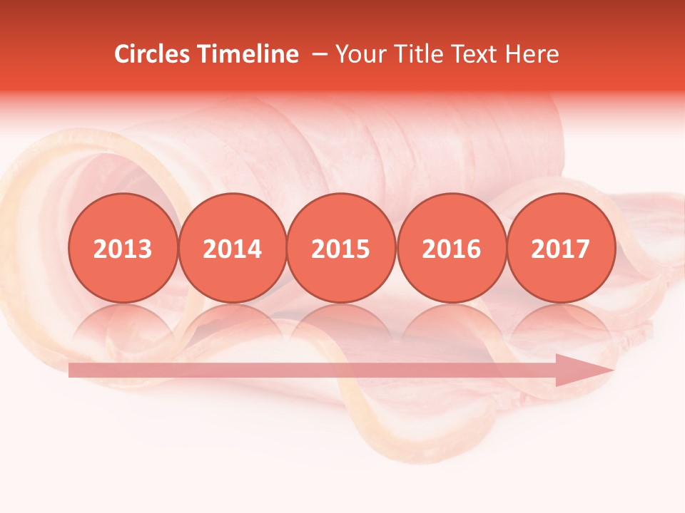 Cook Slice Ham PowerPoint Template