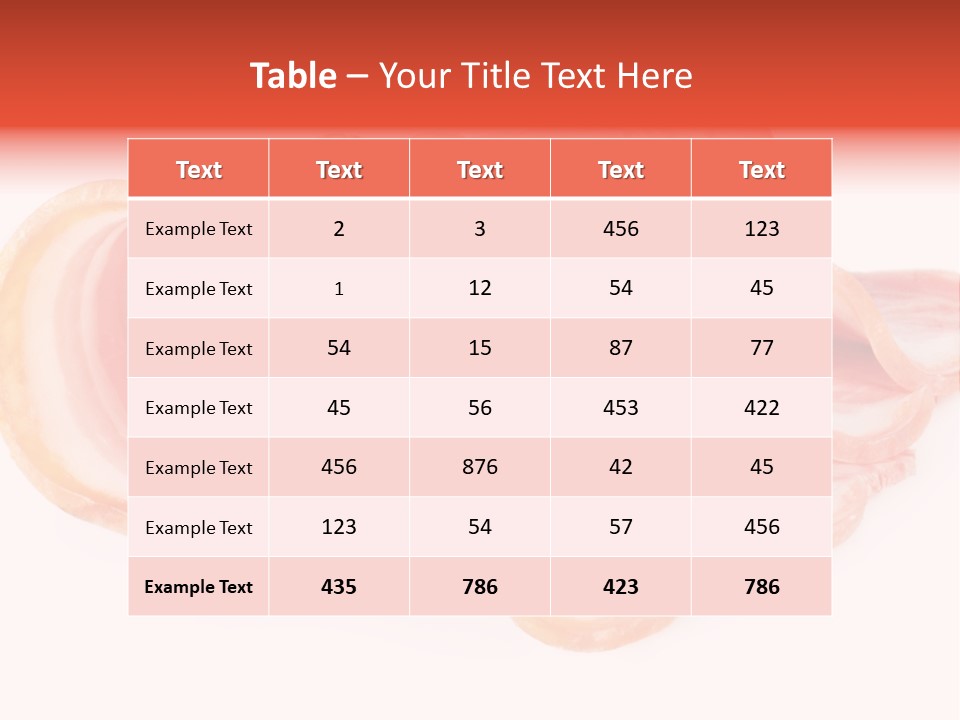 Cook Slice Ham PowerPoint Template