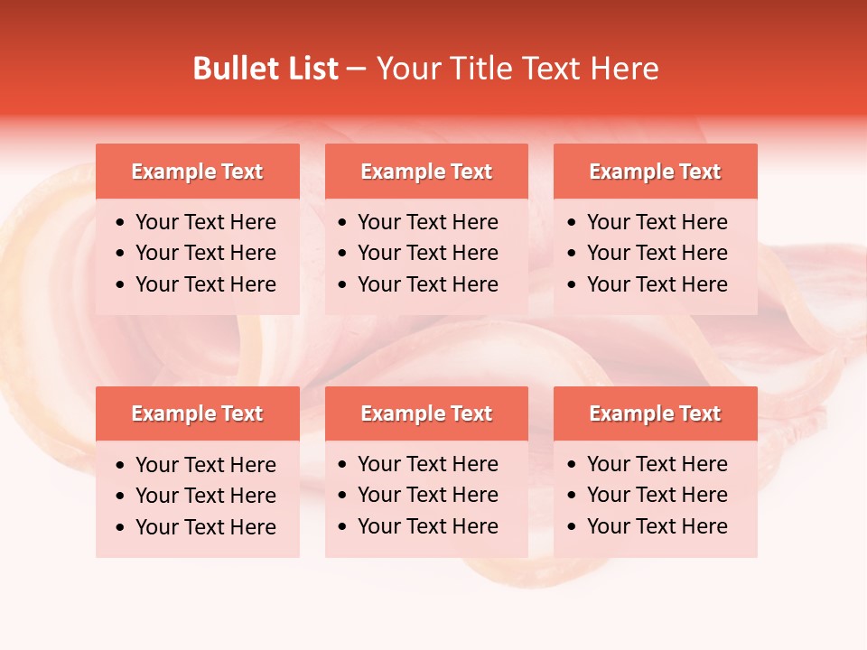 Cook Slice Ham PowerPoint Template