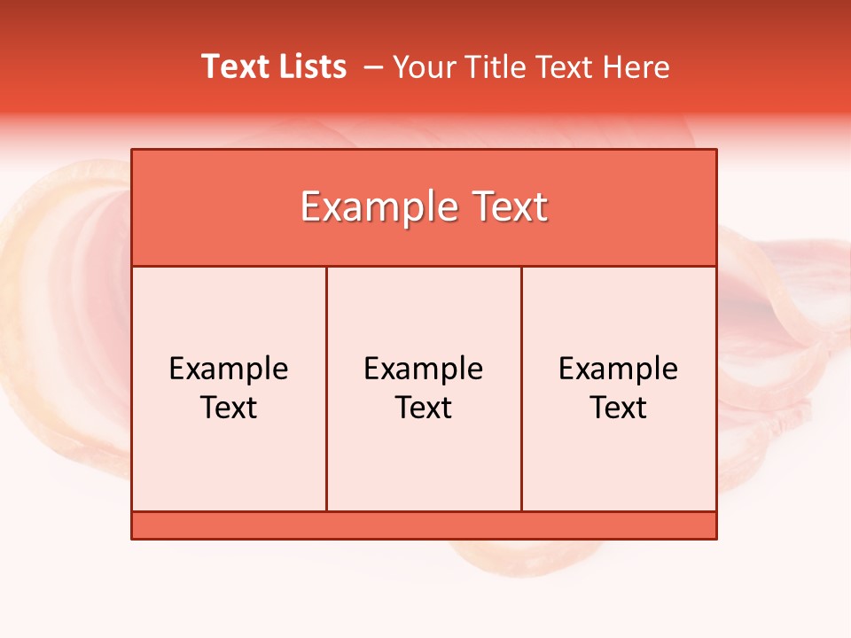 Cook Slice Ham PowerPoint Template