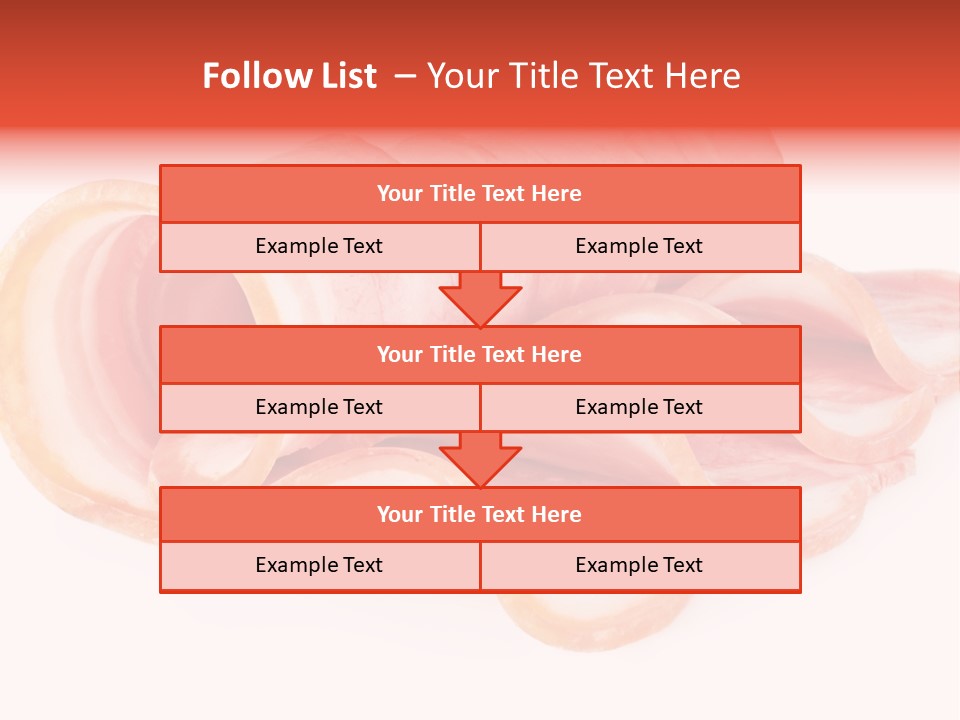 Cook Slice Ham PowerPoint Template