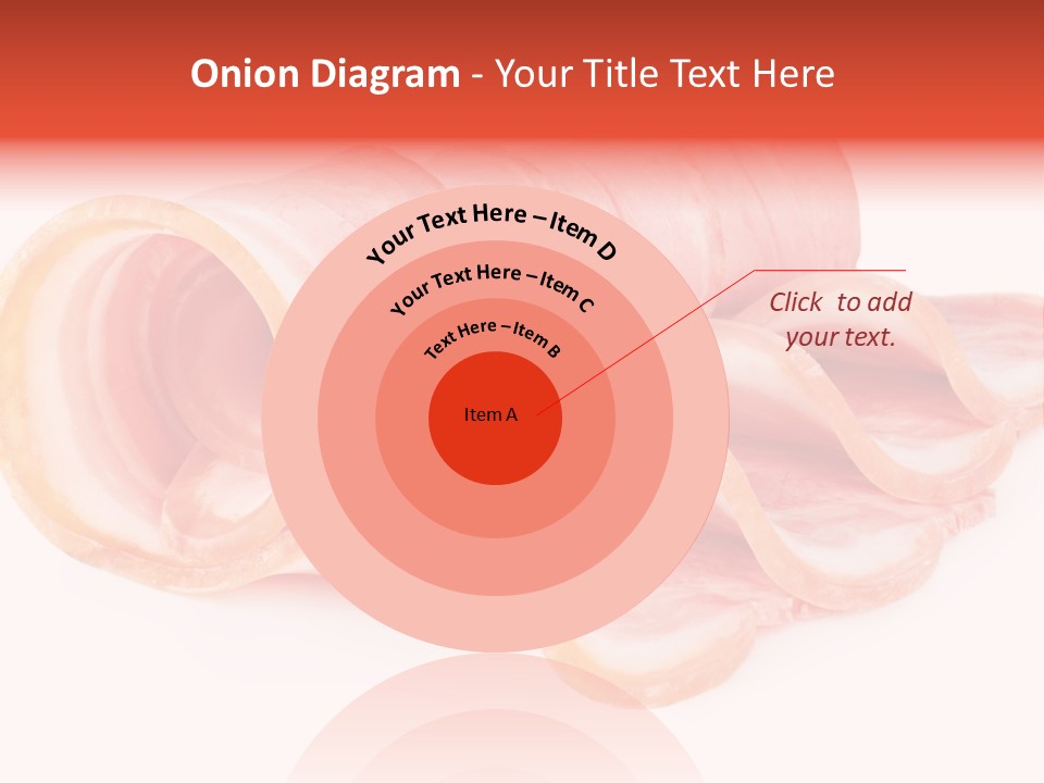 Cook Slice Ham PowerPoint Template