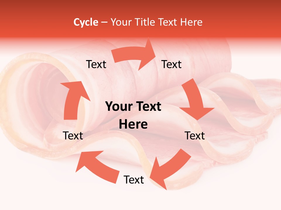Cook Slice Ham PowerPoint Template