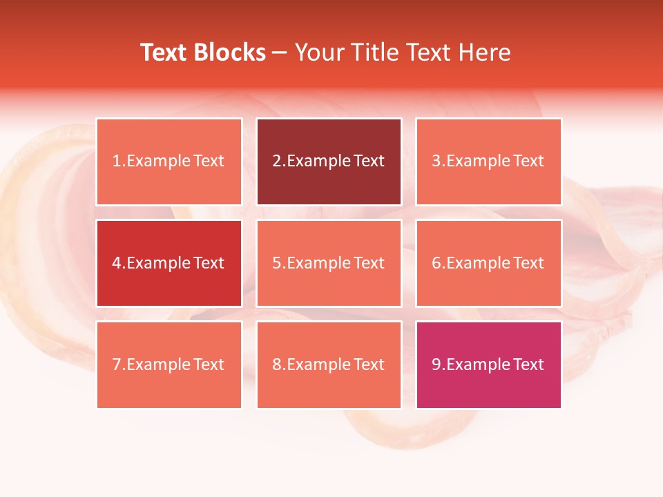 Cook Slice Ham PowerPoint Template