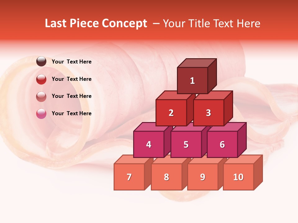 Cook Slice Ham PowerPoint Template