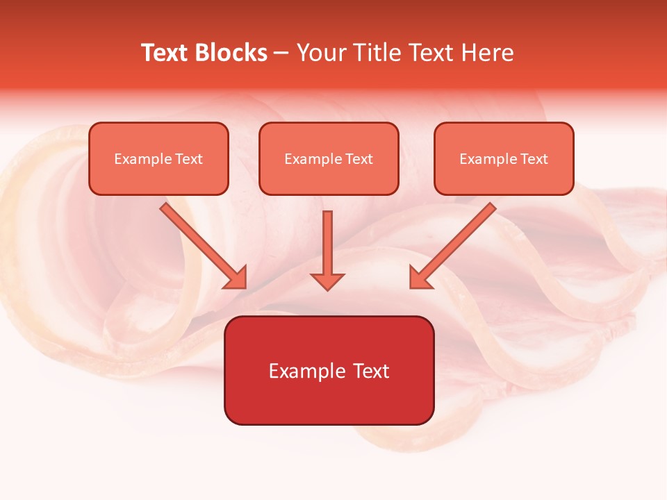Cook Slice Ham PowerPoint Template