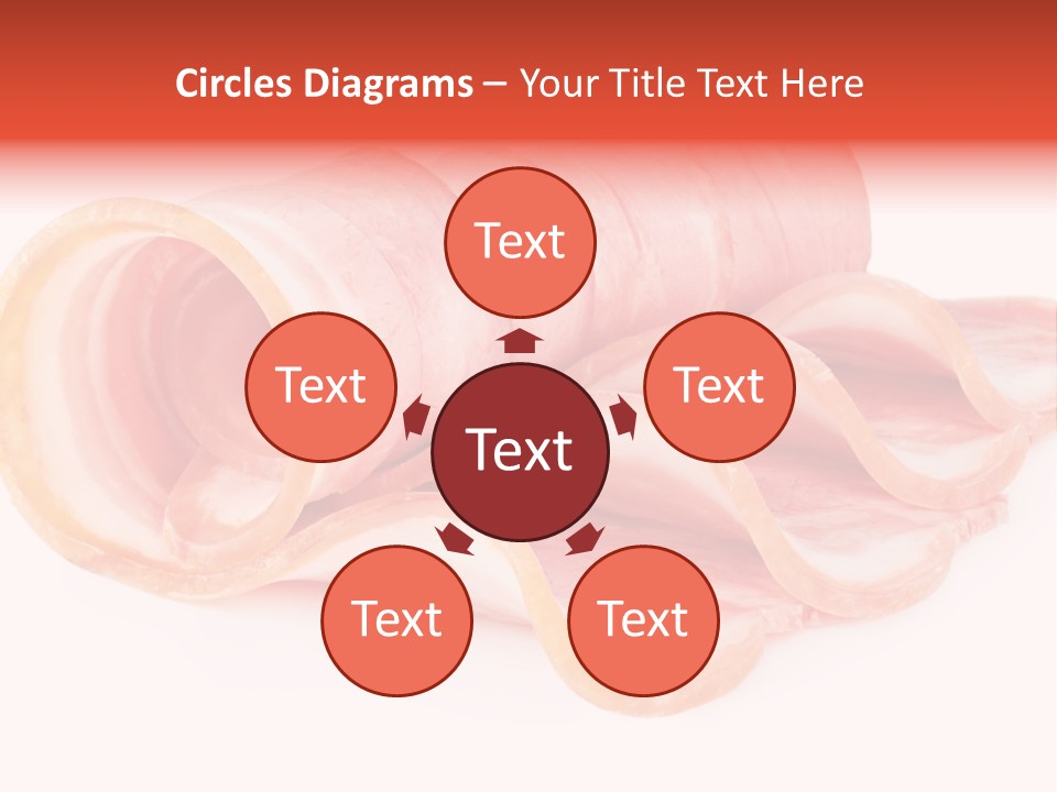 Cook Slice Ham PowerPoint Template