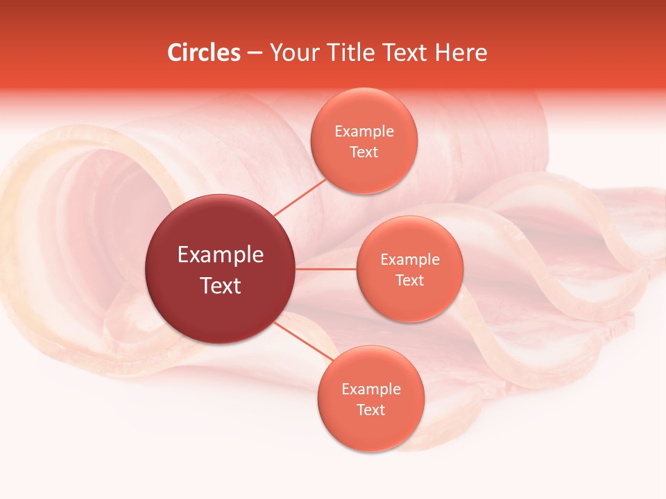 Cook Slice Ham PowerPoint Template