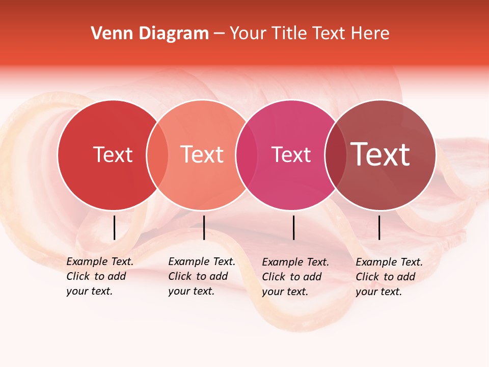 Cook Slice Ham PowerPoint Template