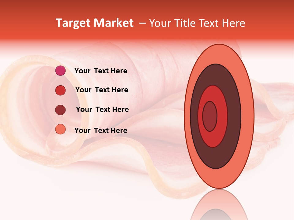 Cook Slice Ham PowerPoint Template