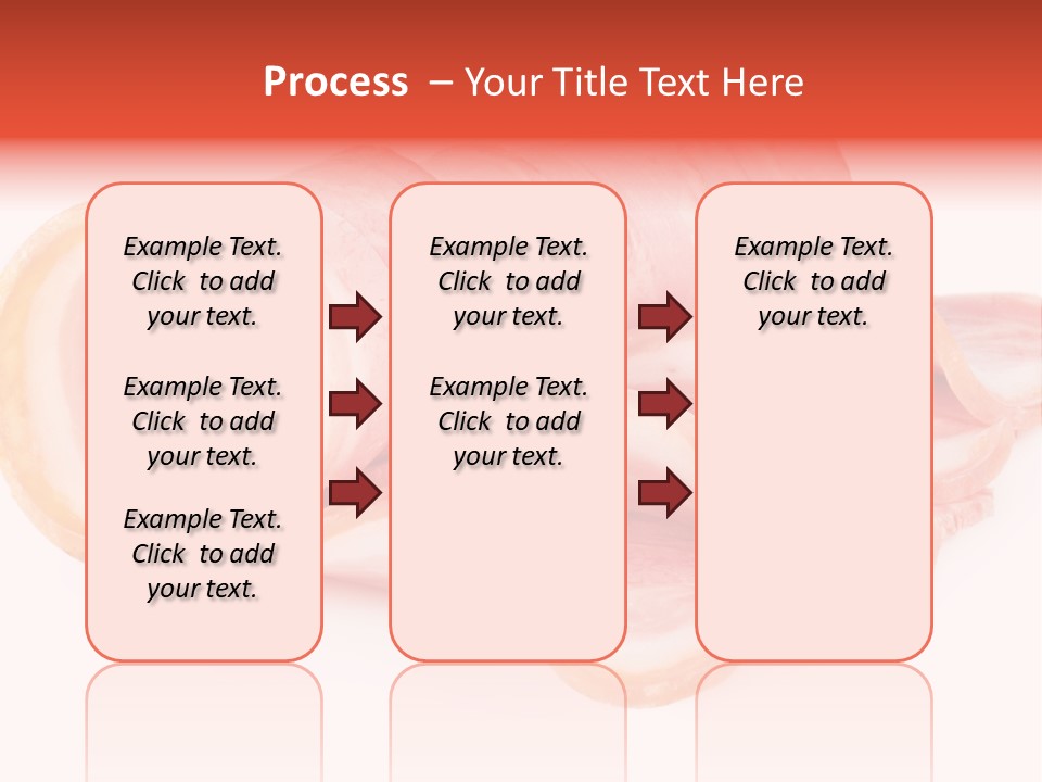 Cook Slice Ham PowerPoint Template