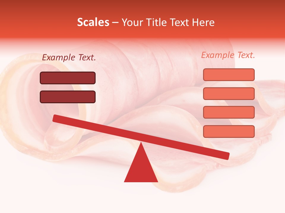 Cook Slice Ham PowerPoint Template