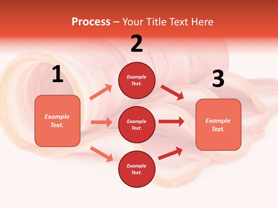 Cook Slice Ham PowerPoint Template