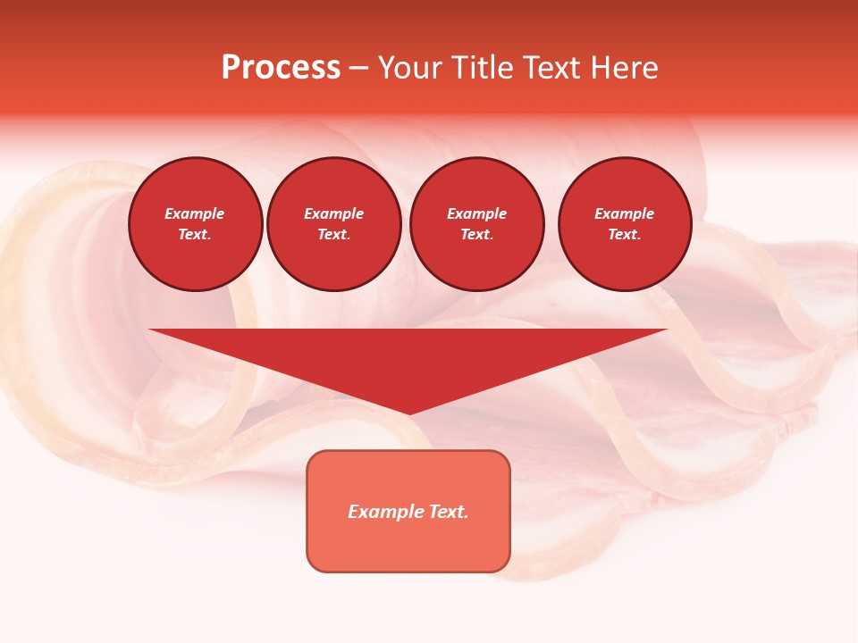 Cook Slice Ham PowerPoint Template