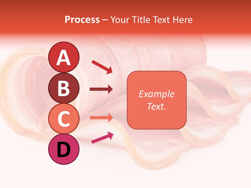 Cook Slice Ham PowerPoint Template