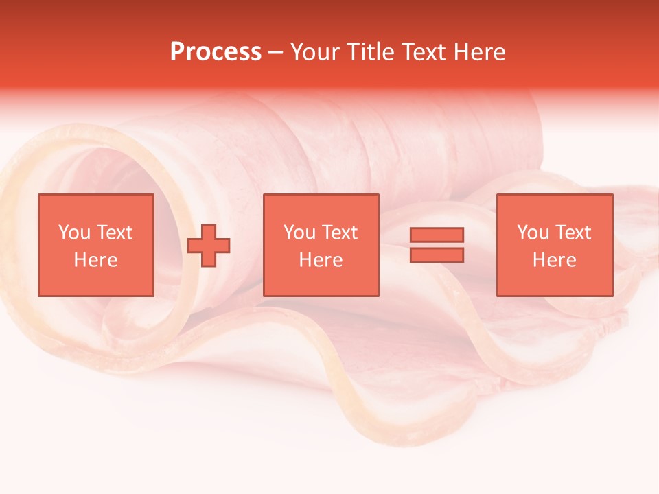 Cook Slice Ham PowerPoint Template