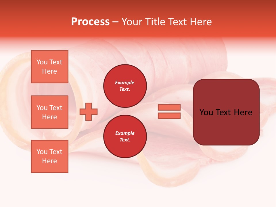 Cook Slice Ham PowerPoint Template