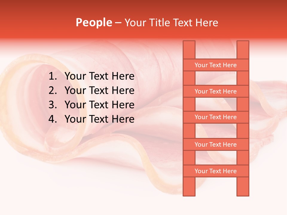 Cook Slice Ham PowerPoint Template