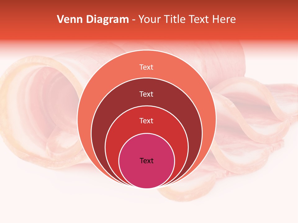 Cook Slice Ham PowerPoint Template