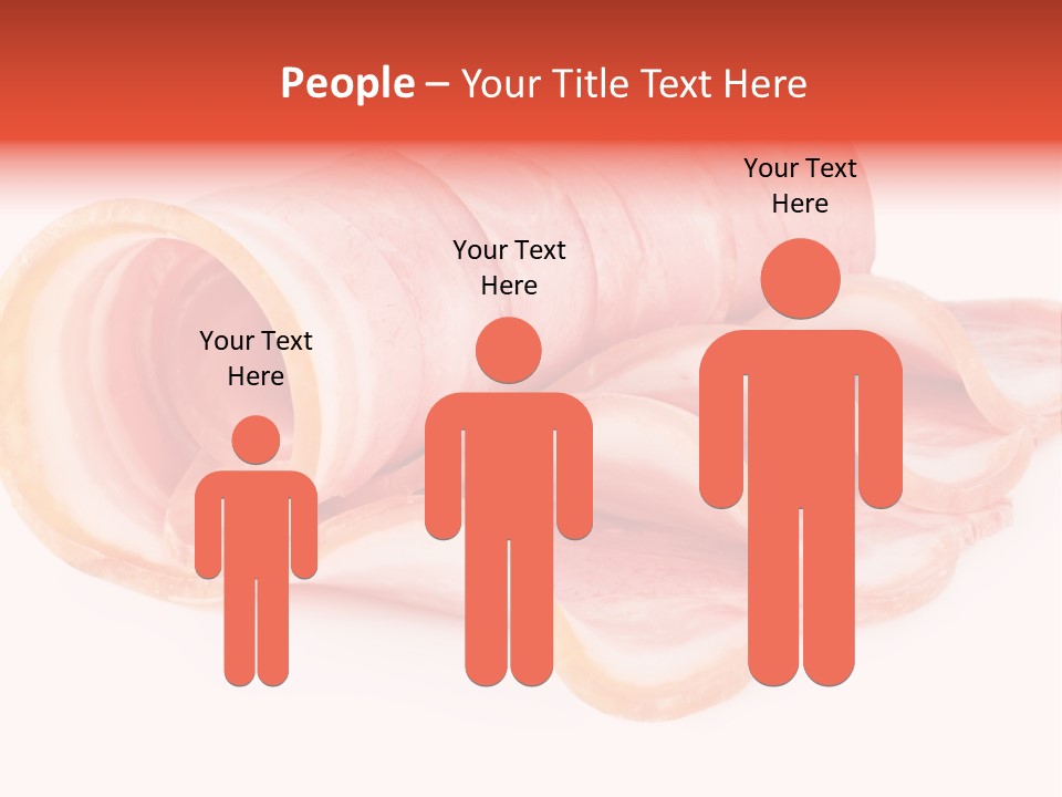 Cook Slice Ham PowerPoint Template