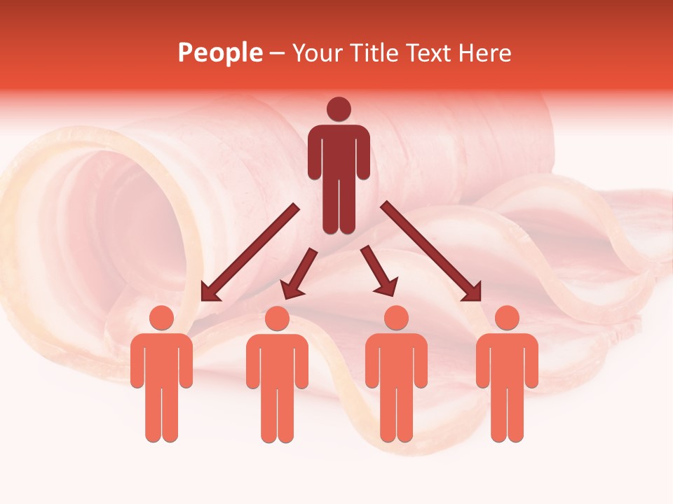 Cook Slice Ham PowerPoint Template