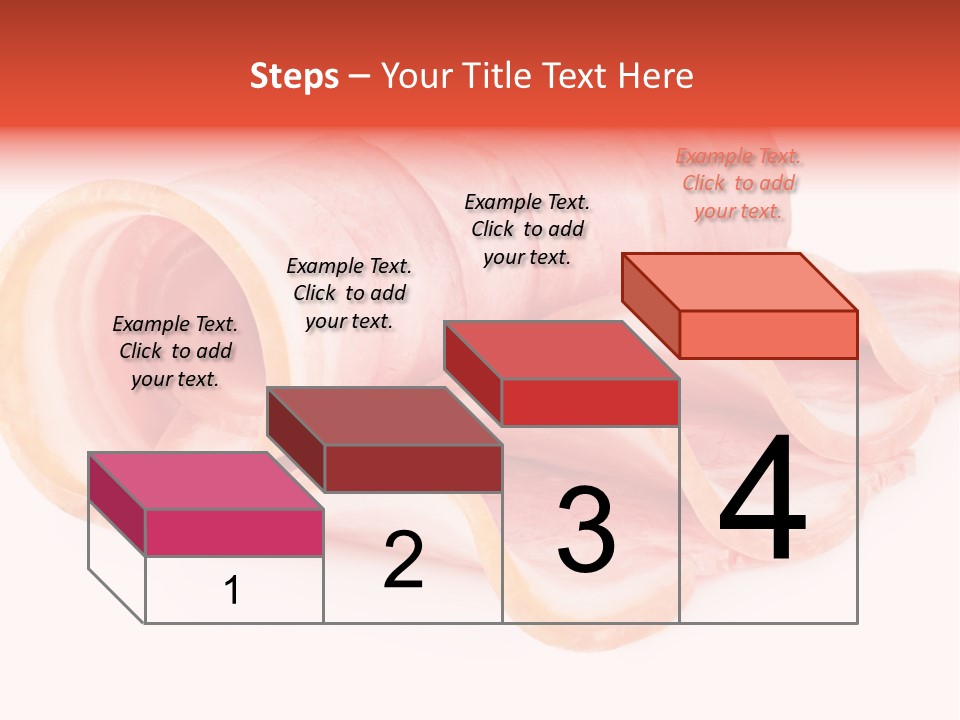 Cook Slice Ham PowerPoint Template