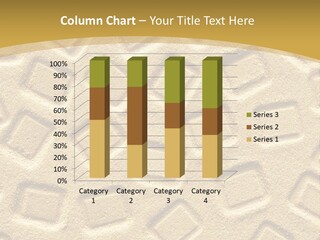 Coast Golden Texture PowerPoint Template