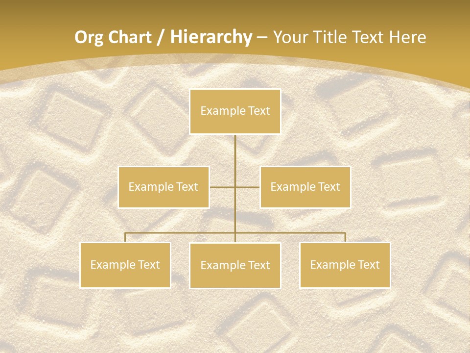 Coast Golden Texture PowerPoint Template