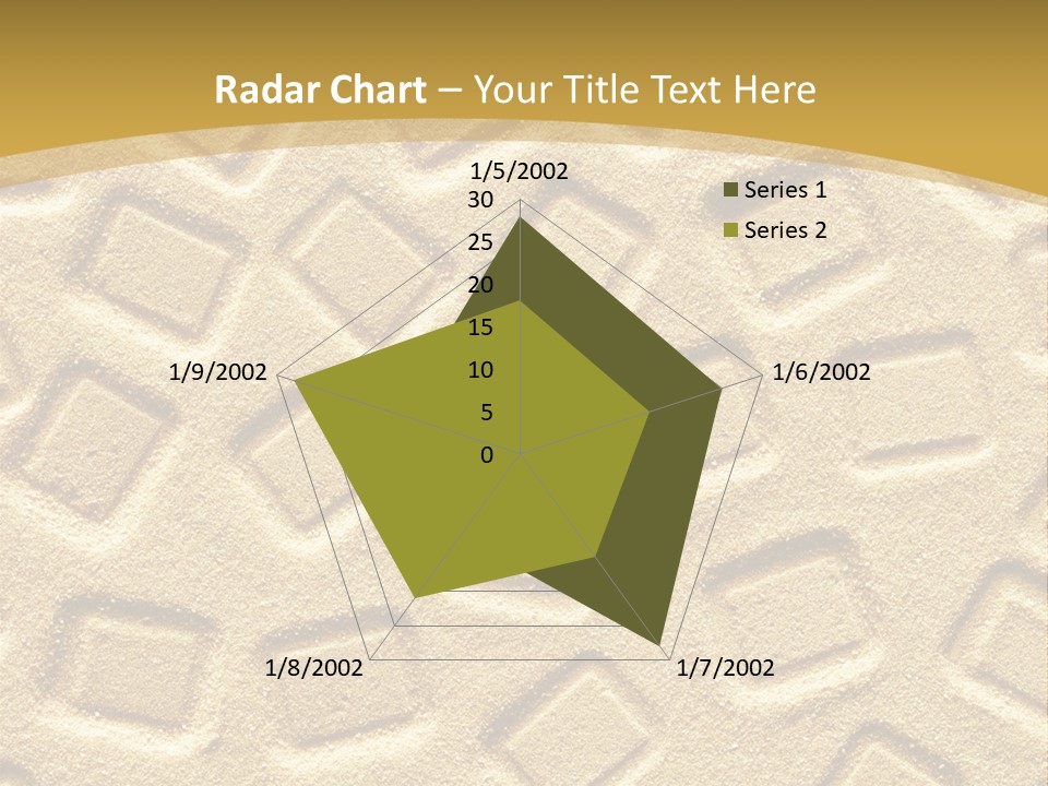 Coast Golden Texture PowerPoint Template