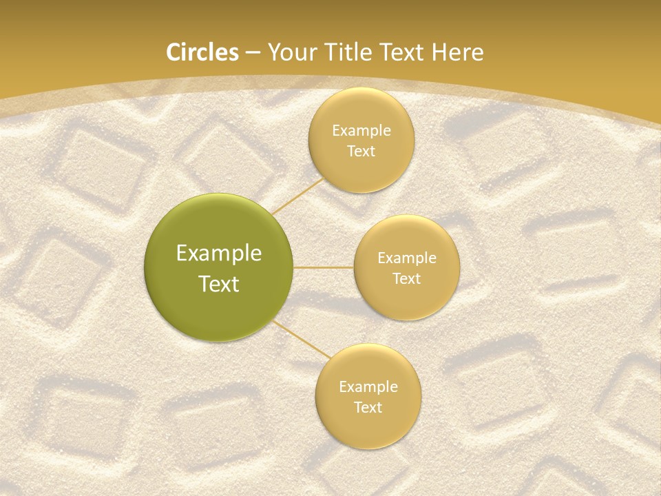 Coast Golden Texture PowerPoint Template