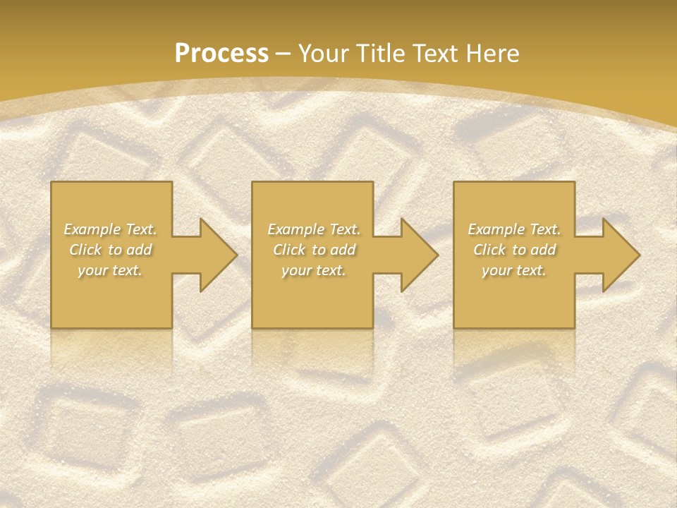 Coast Golden Texture PowerPoint Template