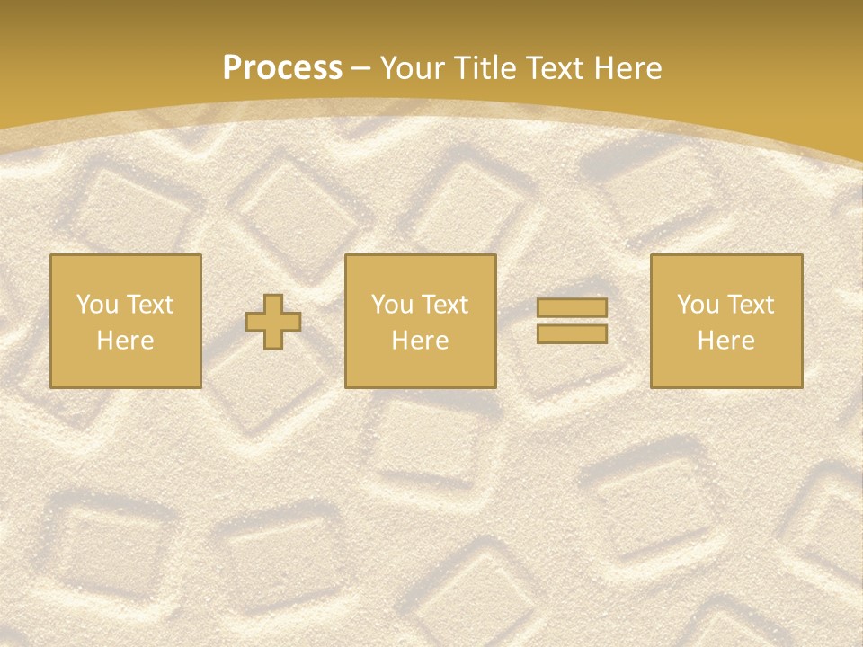 Coast Golden Texture PowerPoint Template