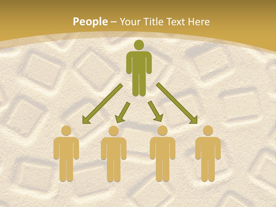 Coast Golden Texture PowerPoint Template