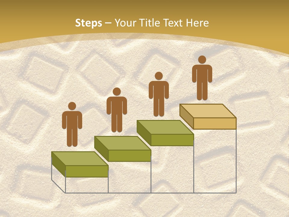 Coast Golden Texture PowerPoint Template