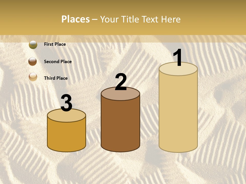 Frame Linen Board PowerPoint Template