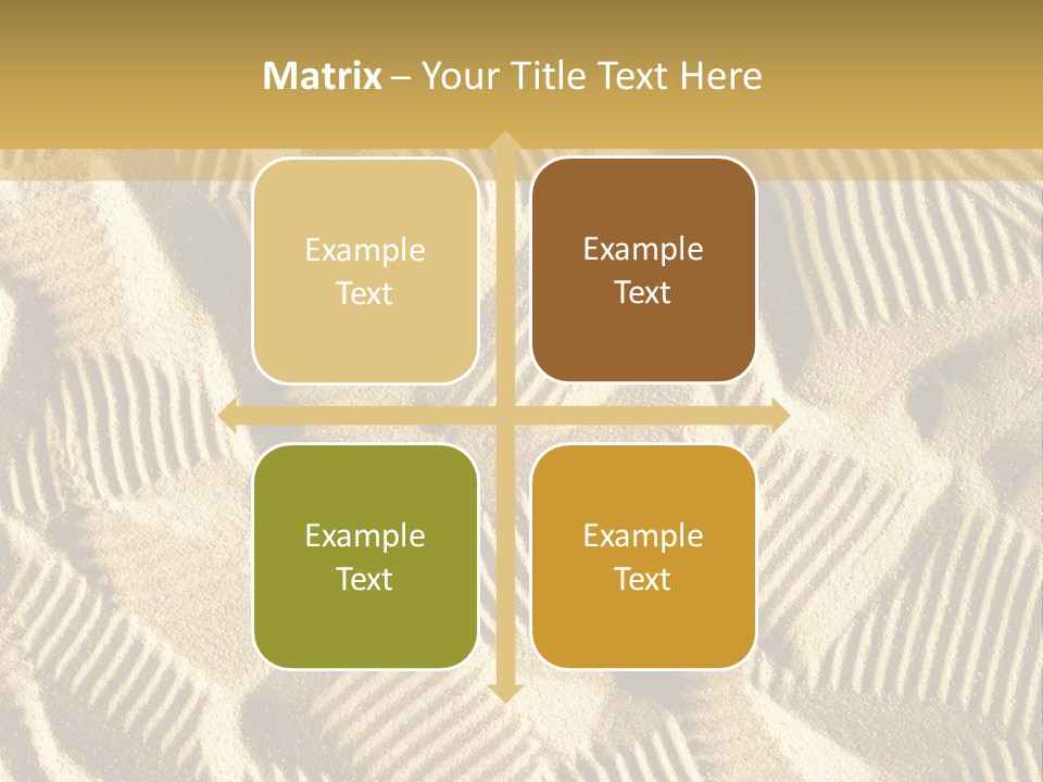 Frame Linen Board PowerPoint Template